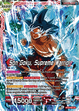 BT16-001UC Son Goku // Son Goku, Supreme Warrior (Foil)