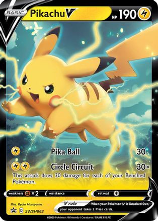 [SWSHP-063] Pikachu V (Holo)