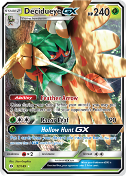 SM01-012/149SR Decidueye GX (Holo)