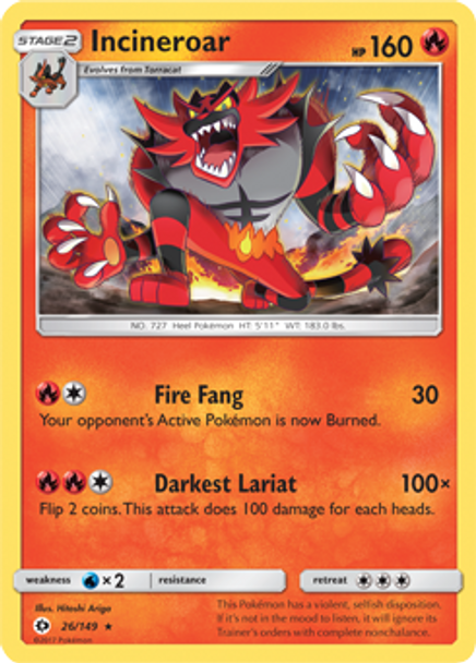 SM01-026/149R Incineroar