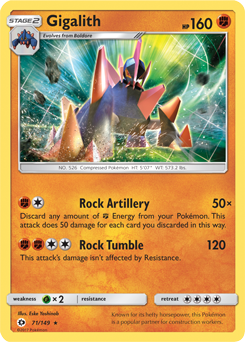 SM01-SUM-071/149HR Gigalith (Holo)