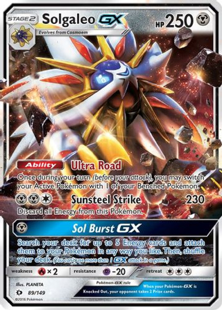 SM01-089/149SR Solgaleo GX (Holo)