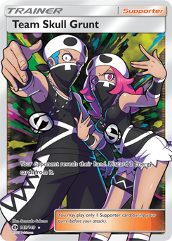 SM01-SUM-149/149UR Team Skull Grunt (Full Art) (Holo)
