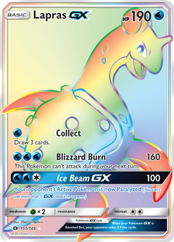 SM01-SUM-151/149SEC Lapras GX (Holo)
