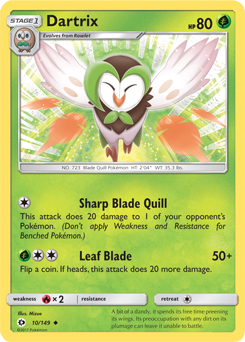 SM01-SUM-010/149UC Dartrix (Reverse Holo)