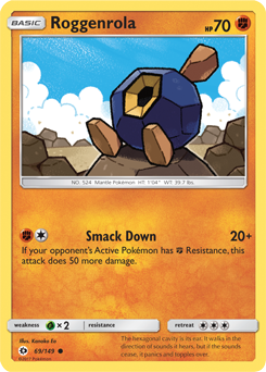 SM01-SUM-069/149C Roggenrola (Reverse Holo)