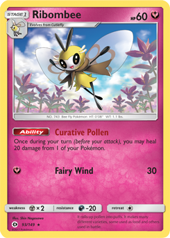SM01-SUM-093/149HR Ribombee (Reverse Holo)