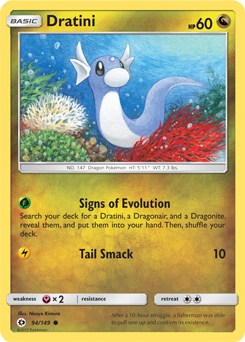 SM01-SUM-094/149C Dratini (Reverse Holo)