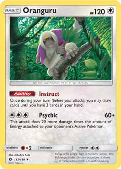SM01-SUM-113/149HR Oranguru (Reverse Holo)