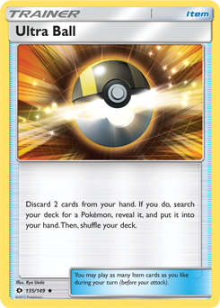 SM01-SUM-135/149UC Ultra Ball (Reverse Holo)