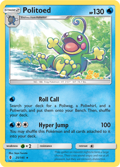 SM02-GRI-025/145HR Politoed (Holo)