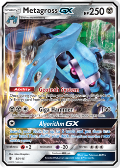 SM02-GRI-085/145UR Metagross GX (Holo)