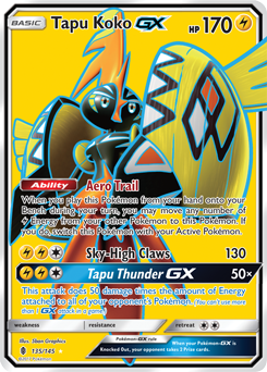 SM02-GRI-135/145UR Tapu Koko GX (Full Art) (Holo)