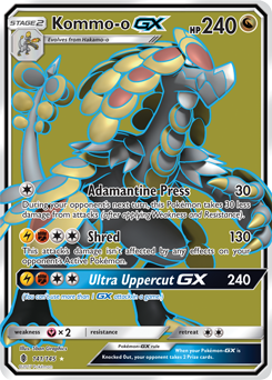 SM02-GRI-141/145UR Kommo-o GX (Full Art) (Holo)
