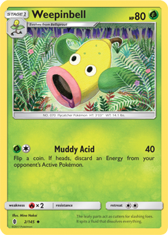SM02-GRI-002/145UC Weepinbell (Reverse Holo)
