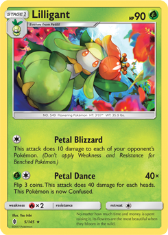 SM02-GRI-005/145R Lilligant (Reverse Holo)