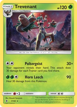 SM02-GRI-007/145R Trevenant (Reverse Holo)