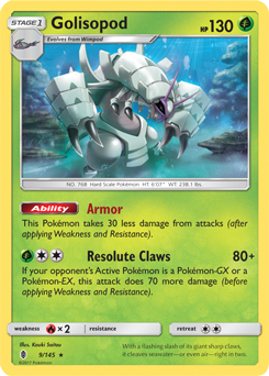 SM02-GRI-009/145HR Golisopod (Reverse Holo)