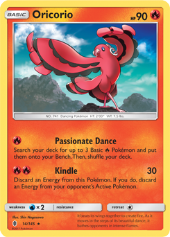 SM02-GRI-014/145R Oricorio (Reverse Holo)