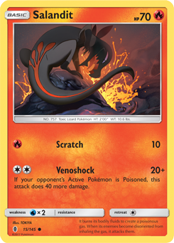 SM02-GRI-015/145C Salandit (Reverse Holo)