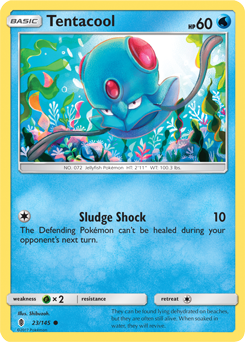 SM02-GRI-023/145C Tentacool (Reverse Holo)