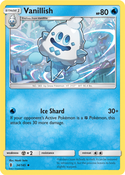 SM02-GRI-034/145UC Vanillish (Reverse Holo)