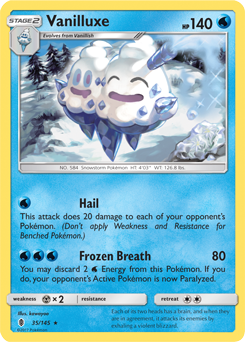 SM02-GRI-035/145R Vanilluxe (Reverse Holo)