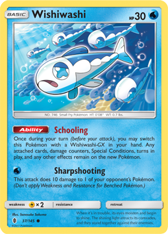 SM02-GRI-037/145C Wishiwashi (Reverse Holo)