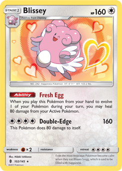 SM02-GRI-102/145HR Blissey (Reverse Holo)