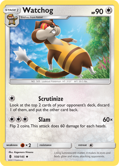 SM02-GRI-108/145UC Watchog (Reverse Holo)