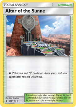 SM02-GRI-118/145UC Altar of the Sunne (Reverse Holo)