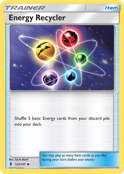 SM02-GRI-123/145UC Energy Recycler (Reverse Holo)