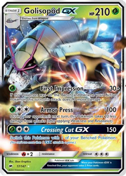 SM03-017/147SR Golisopod GX (Holo)