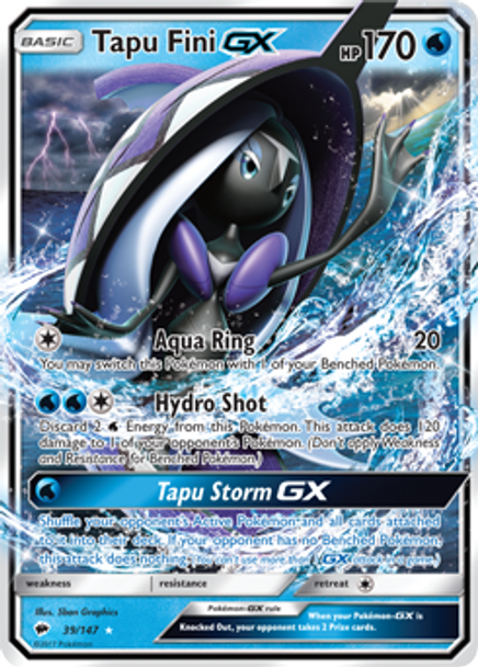 SM03-BUS-039/147UR Tapu Fini GX (Holo)