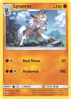 SM03-BUS-076/147R Lycanroc
