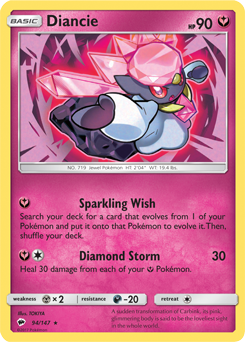 SM03-BUS-094/147HR Diancie (Holo)