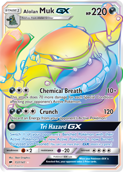SM03-BUS-157/147SEC Alolan Muk GX (Holo)
