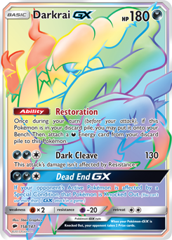SM03-BUS-158/147SEC Darkrai GX (Holo)