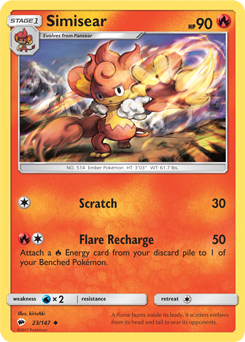 SM03-BUS-023/147UC Simisear (Reverse Holo)