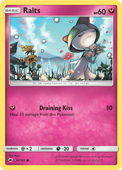 SM03-BUS-091/147C Ralts (Reverse Holo)