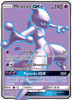 SM03A-SLG-072/73UR Mewtwo GX (Full Art) (Holo)