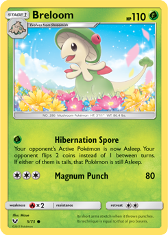 SM03A-SLG-005/73C Breloom (Reverse Holo)