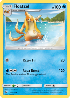 SM03A-SLG-023/73UC Floatzel (Reverse Holo)