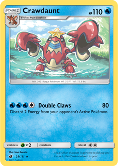 SM04-CIN-025/111R Crawdaunt