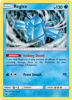 SM04-CIN-028/111HR Regice (Holo)