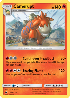 SM04-CIN-014/111R Camerupt (Reverse Holo)