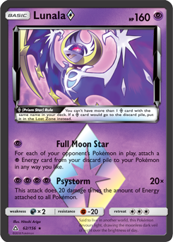 SM05-UPR-062/156UR Lunala Prism Star (Holo)