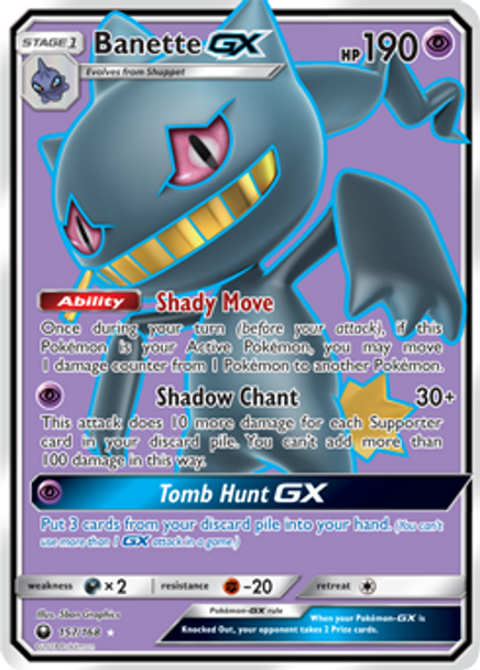SM07-CES-157/168UR Banette GX (Full Art) (Holo)