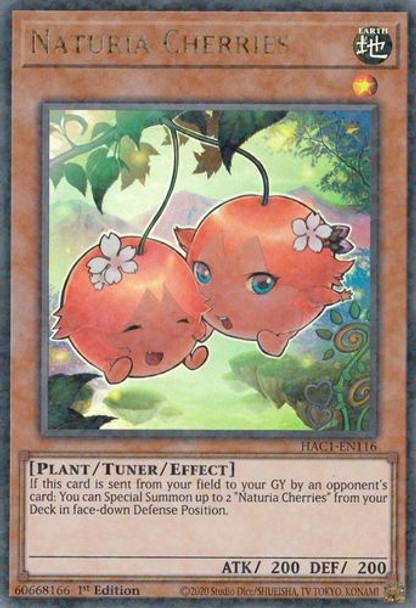 HAC1-EN116 Naturia Cherries (Duel Terminal Technology Ultra Rare) <1st>