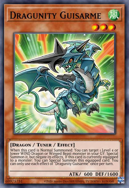 HAC1-EN172 Dragunity Guisarme (Secret Rare) <Ltd>